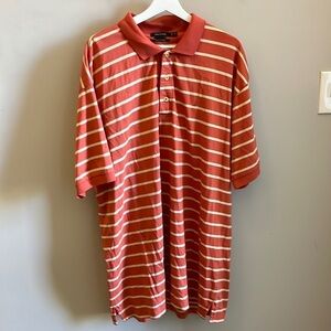 Nautica Short Sleeved Polo Shirt Pima Cotton Size XXL Striped
